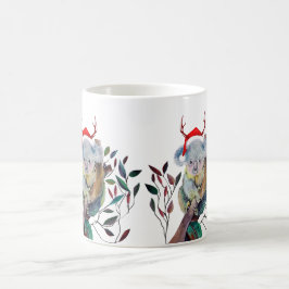 Aussie Christmas Koala Gum Tree Weihnachtsmannmütz Kaffeetasse
