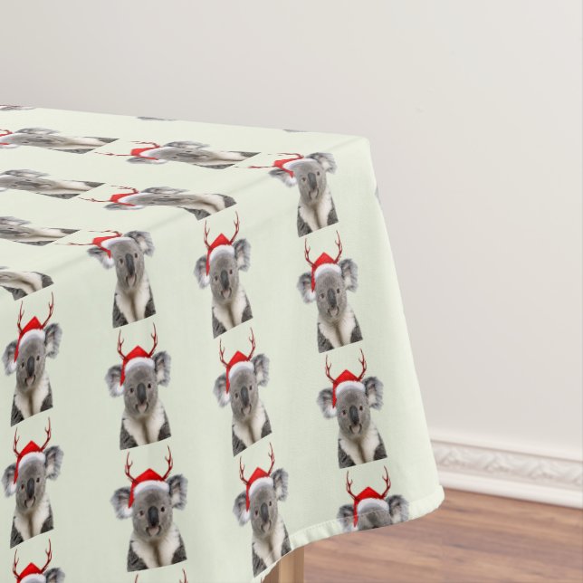 Aussie Christmas Koala Tischdecke (Beispiel)