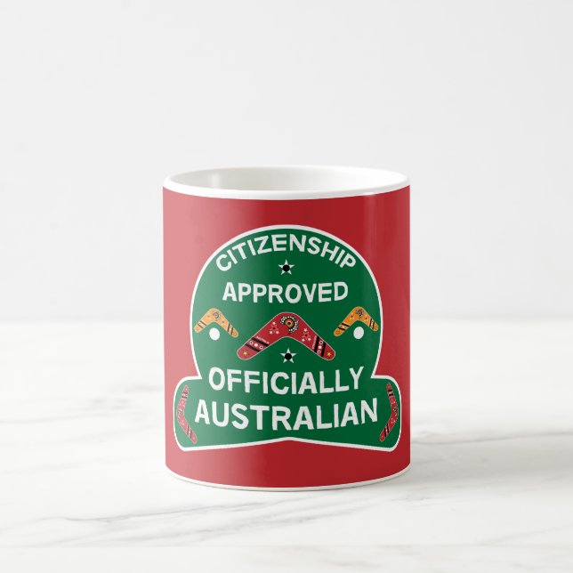Aussie Citizenship Geschenk - Unionsbürgerschaft g Kaffeetasse (Mittel)