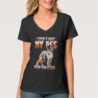 Aussie Dog Australian I Didnt Furz Mein Hintern Bl T-Shirt