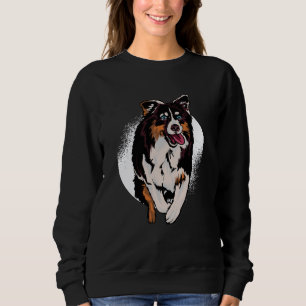 Aussie Dog Funny Cattle Paw Sweatshirt