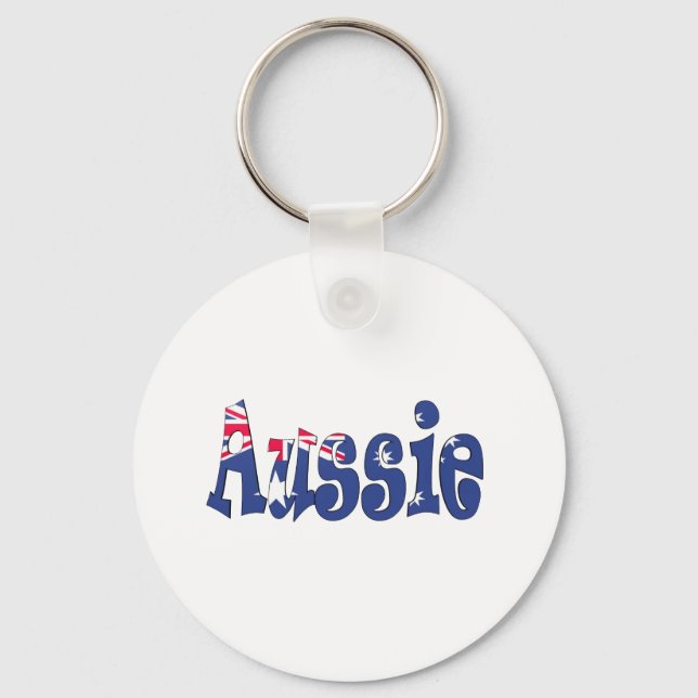 Aussie Flag Schlüsselanhänger (Vorderseite)