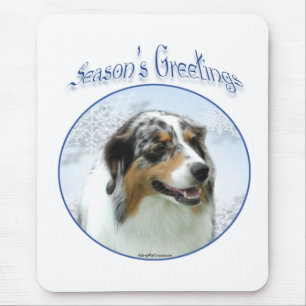 Aussie Frohen Festtage Mousepad