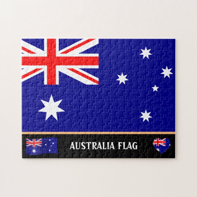 Aussie Hearts & Australian Flag / Australien (Horizontal)