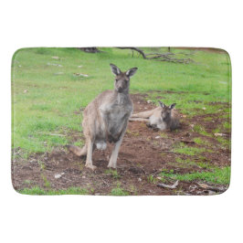 Aussie Kangaroos, Lge Memory Foam Bath Mat Badematte