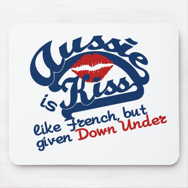 Aussie Kiss mousepad (Vorne)