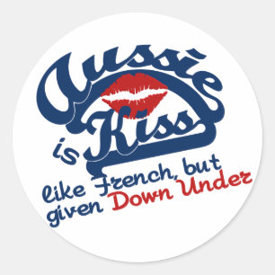 Aussie Kiss Sticker