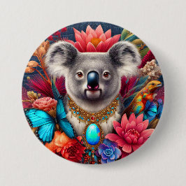 Aussie Koala Bear Fashion Button Button Brooch