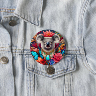 Aussie Koala Bear Fashion Button Button Brooch