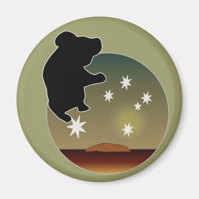 Aussie Koala Icon Magnet (Vorne)