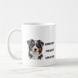 Aussie Mama Liebe & Fur niedlich Australian Shephe Kaffeetasse