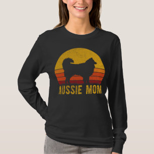 Aussie Mom Australian Shepherd Hundemutter Vintage T-Shirt