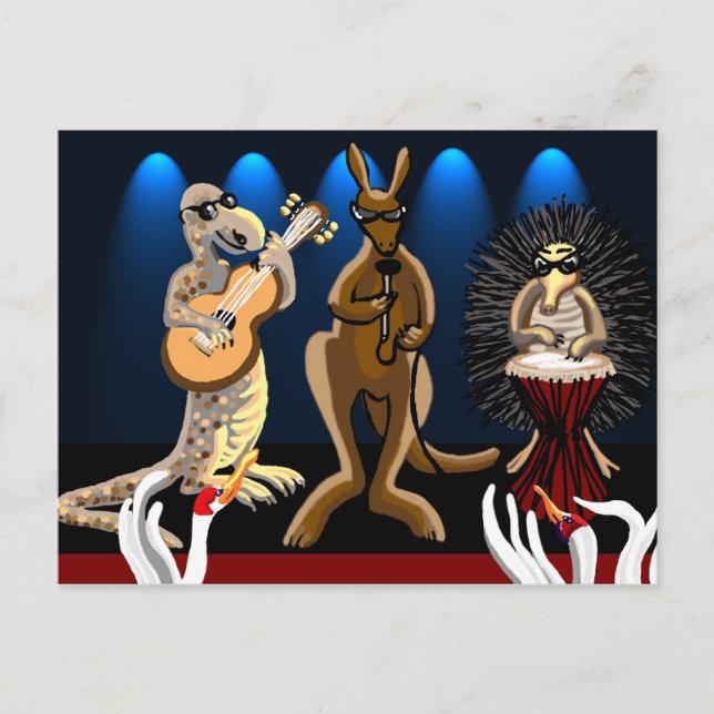 Aussie Rockers Postkarte (Vorderseite)