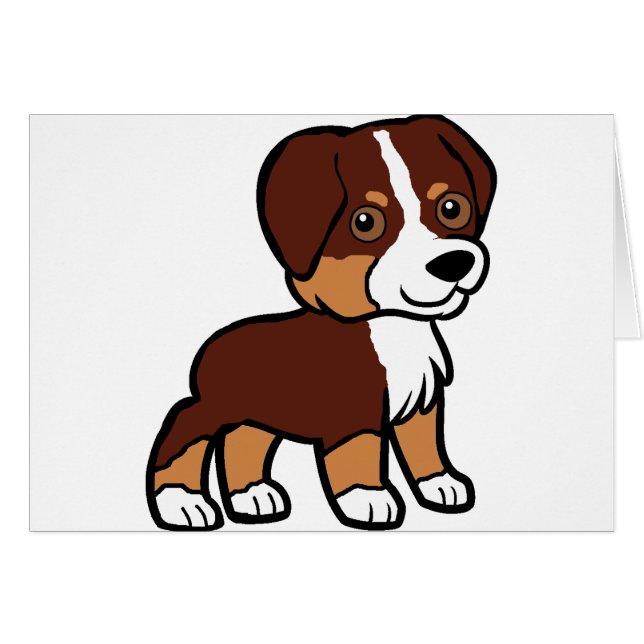 aussie rouge tri dessin animé (Devant horizontal)