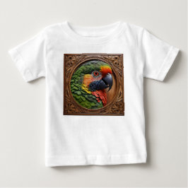 Aussie Spirit: Ein Lorikeet, das in geschnitztem H Baby T-shirt