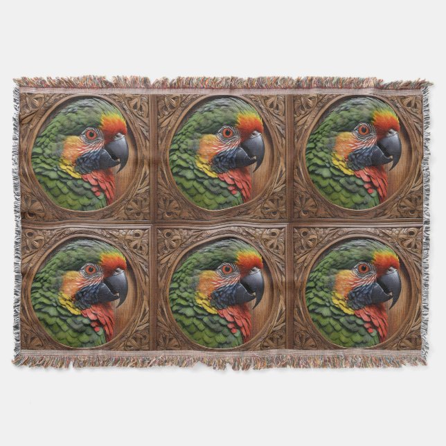 Aussie Spirit: Ein Lorikeet, das in geschnitztem H Decke (Vorderseite)