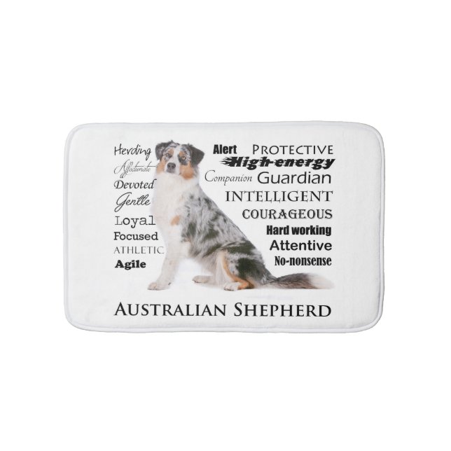 Aussie Traits Bath Mat Badematte (Vorderseite)