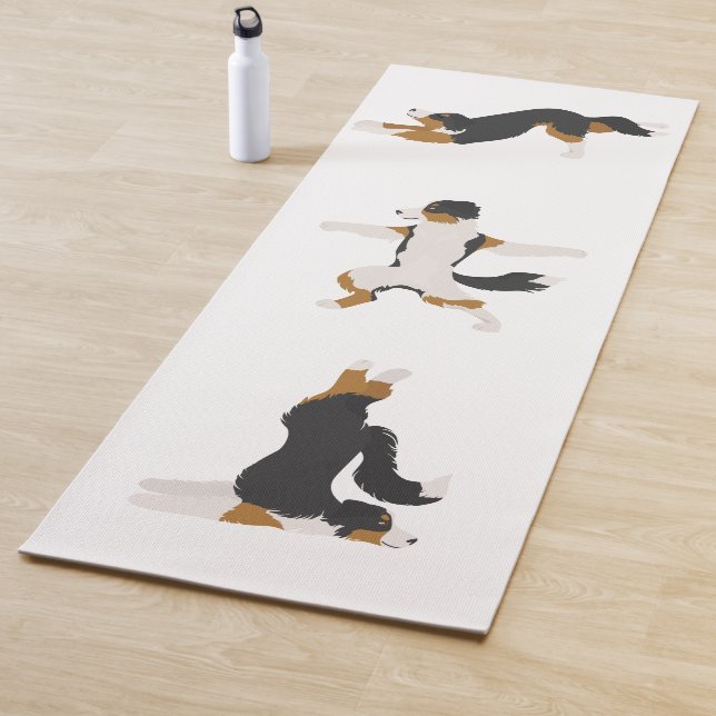 Aussie tricolor. Yoga Yogamatte (Beispiel)