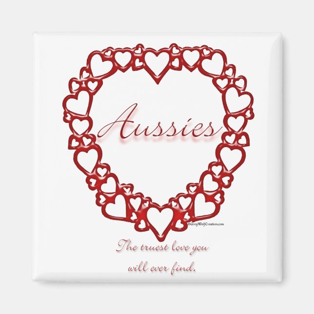 Aussie True Love Magnet (Vorne)