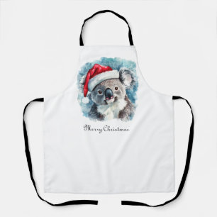 Aussie-Weihnachtsfreude, Koala-Bär individuell Schürze