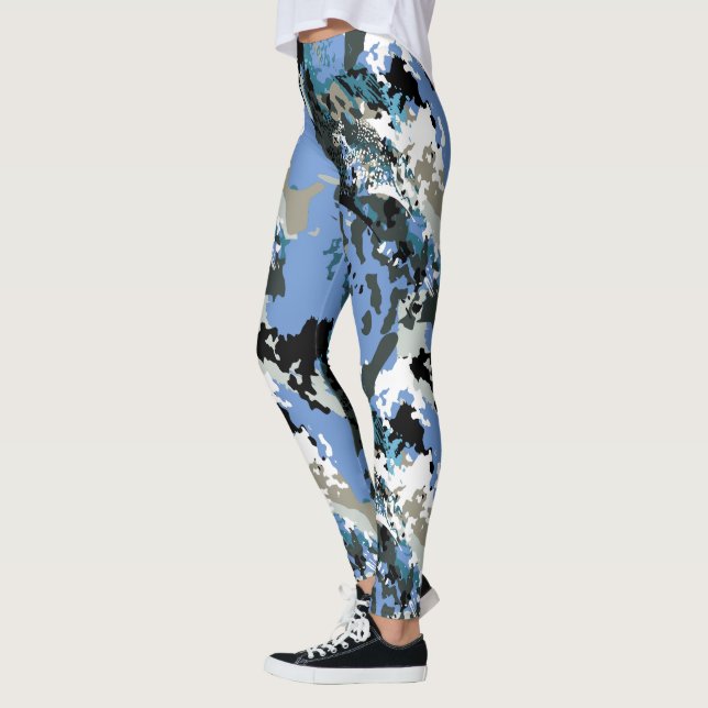 Aussie Wild Mauve Pattern Leggings (Links)