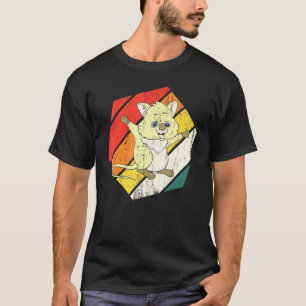 Aussie Wildlife Animal Quokka Retro Australian Quo T-Shirt