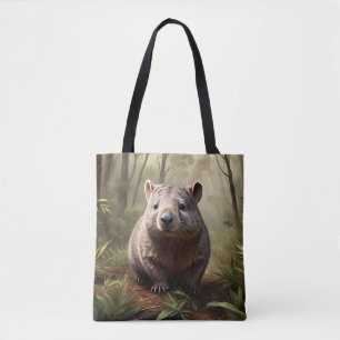 Aussie Wombat in Aussie Bushland, Tasche