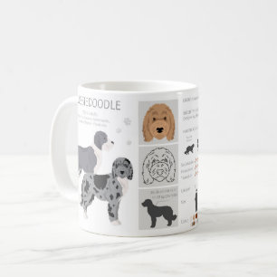 Aussiedoodle-Hundemischung Kaffeetasse