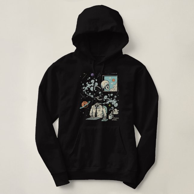 Ausspaltung des ADHD Skeletton-T - Shirt (Design vorne)