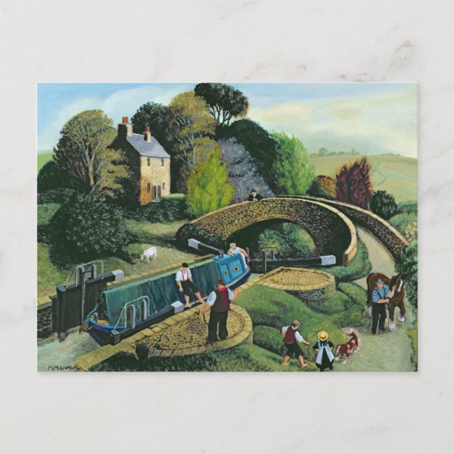 Aussperrung Postkarte (Vorderseite)