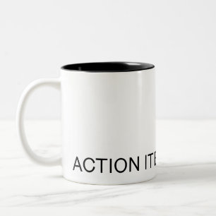 Ausstehende Aktionspunkte   Keramik Zweifarbige Tasse