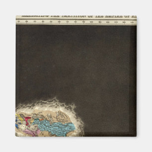 Ausstellen der Teilung des Reiches 301 v. Chr. Magnet