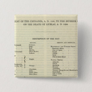 Ausstellen des Kaiserreichs von Kublai Khan 1294 A Button