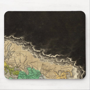 Ausstellen des Reiches Charlemagne 814 AD Mousepad