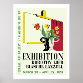 Ausstellung Amerikanischer Maler Poster