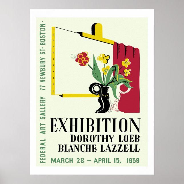 Ausstellung Amerikanischer Maler Poster (Vorne)