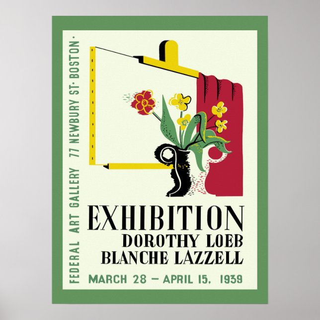 Ausstellung Amerikanischer Maler Poster (Vorne)