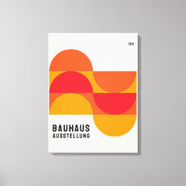Ausstellung Bauhaus 1919 B19 Canvas Print Leinwanddruck