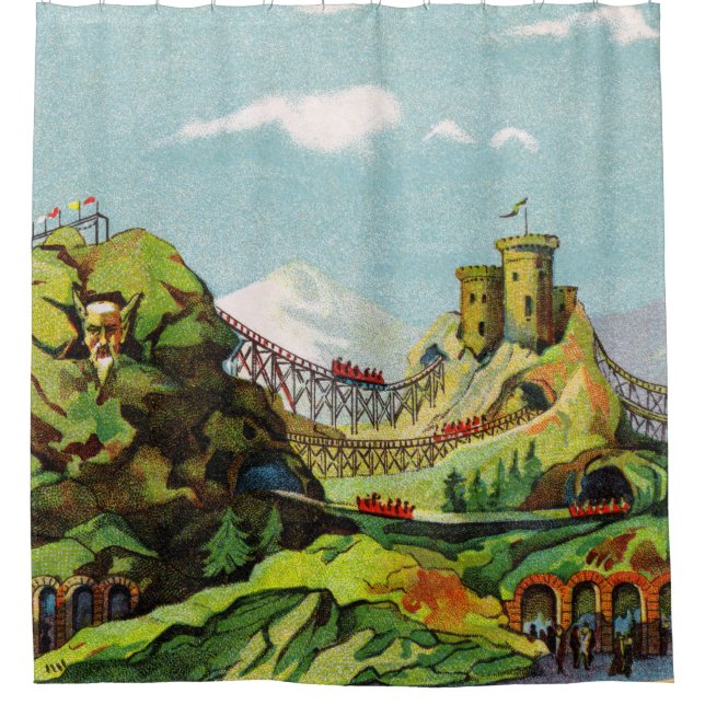 Ausstellung de Charleroi Duschvorhang (Vorderseite)