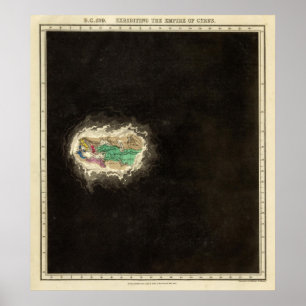 Ausstellung des Imperiums von Kyros 529 v. Chr. Poster