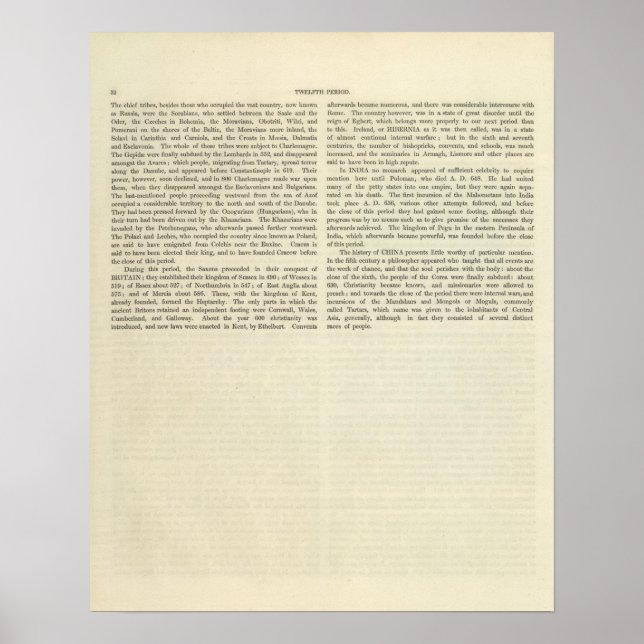 Ausstellung des Reiches Charlemagne 814 AD 2 Poster (Vorne)