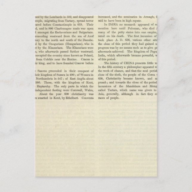 Ausstellung des Reiches Charlemagne 814 AD 2 Postkarte (Vorderseite)