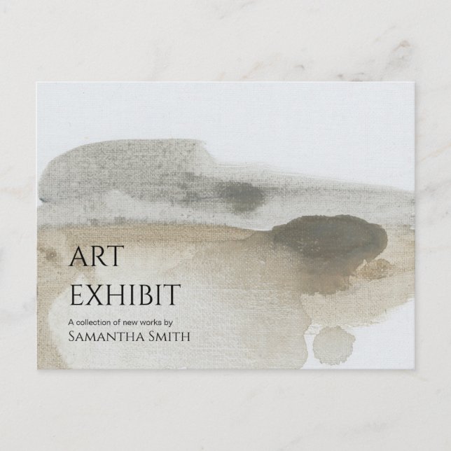Ausstellung Einladung Postkarte anzeigen (Vorderseite)