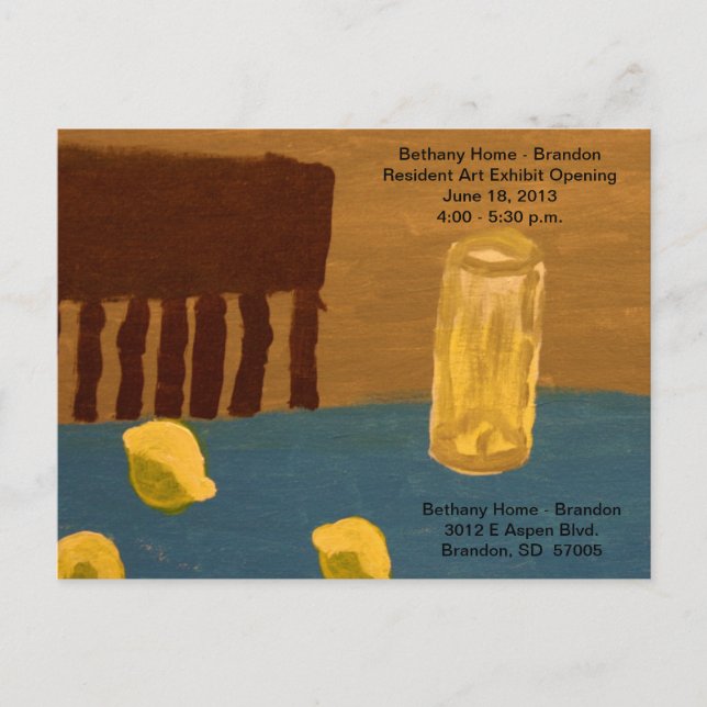 Ausstellung Eröffnung Postkarte (Vorderseite)