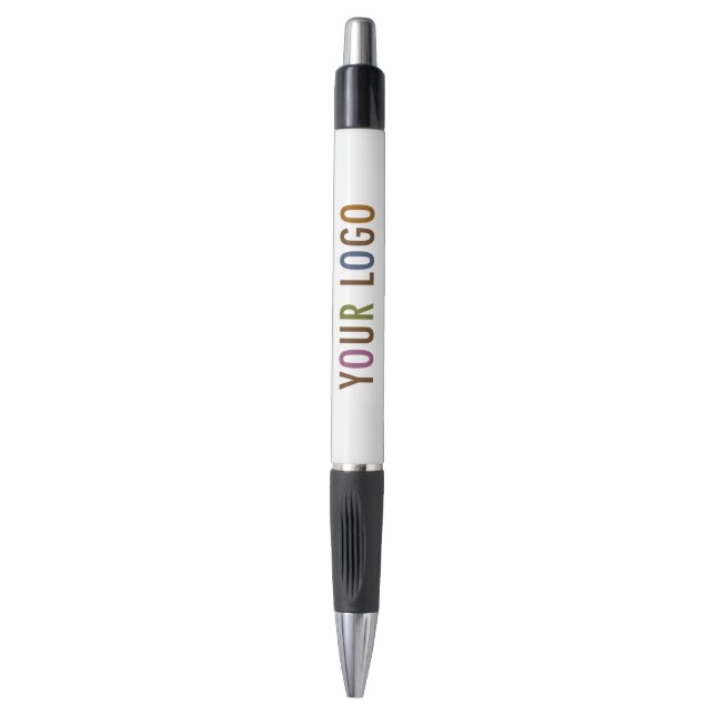 Ausstellung mit Logo für den Bereich "Custom Pen B Kugelschreiber (Vorderseite Vertikal)