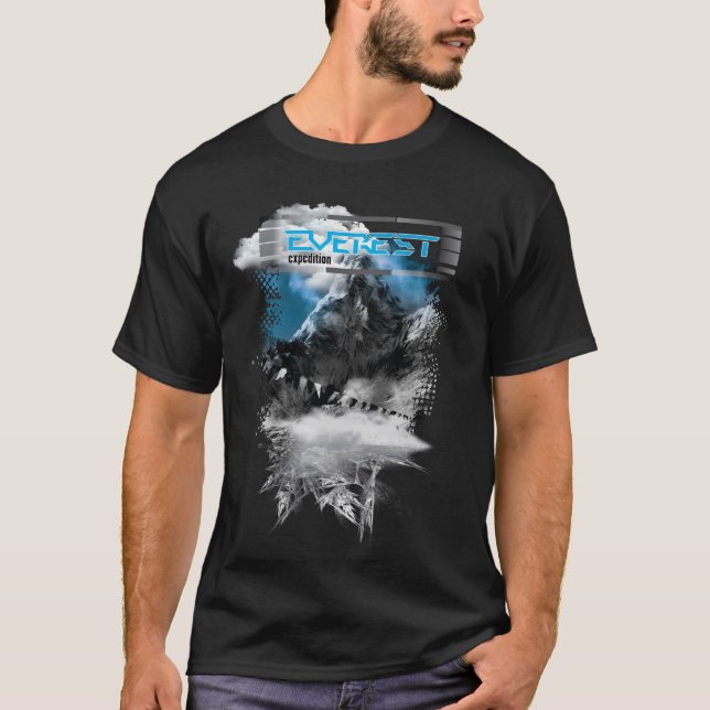 Ausstellung Mount Everest T-Shirt (Vorderseite)