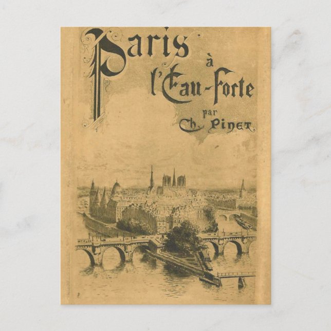 Ausstellung Paris 1900 Postkarte (Vorderseite)
