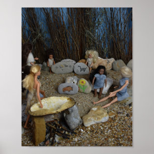 Ausstellung prähistorischer Kunst. Poster