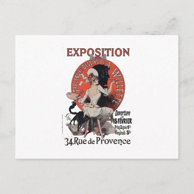 Ausstellung Rue de Provence Postkarte (Vorderseite)