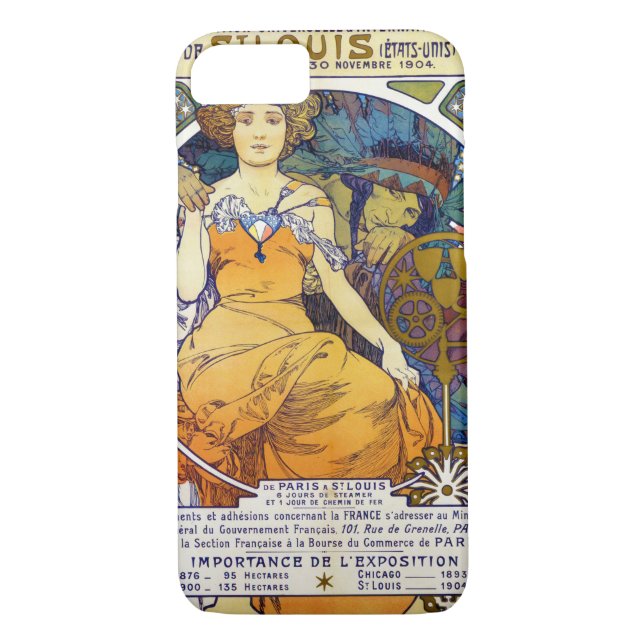Ausstellung von St. Louis, Mucha Case-Mate iPhone Hülle (Rückseite)